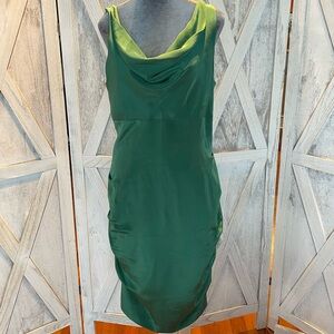 Sexy green cocktail dress